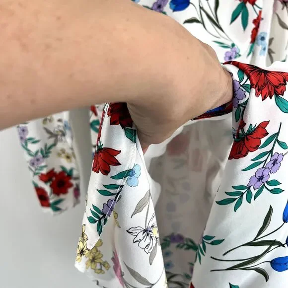 NWT Yumi Kim Night Fever Garden at Dawn 100% Silk Floral Mini Dress 4 - Picture 5 of 14